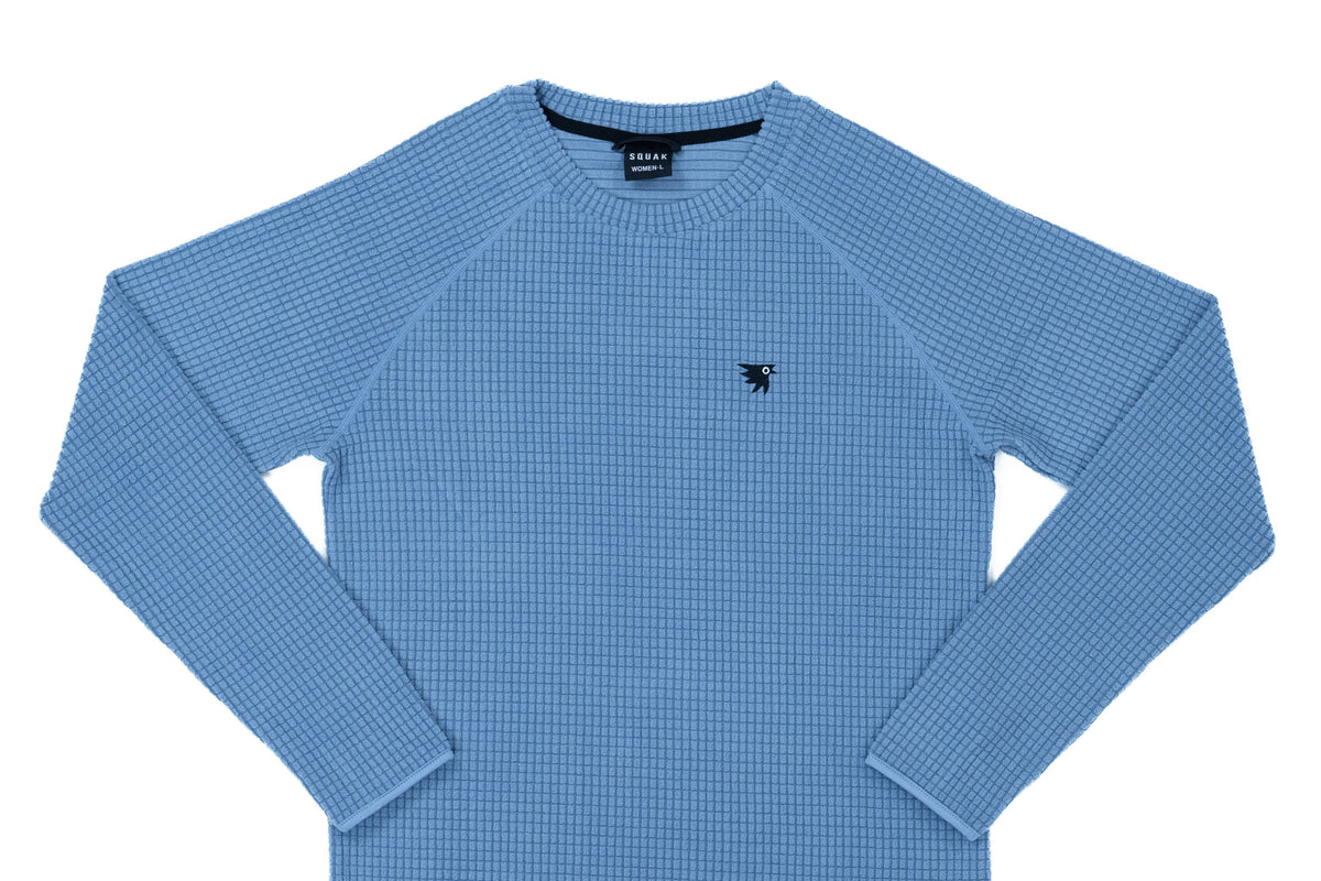 Women’s Dawn – Grid Fleece Mid-Layer Crewneck