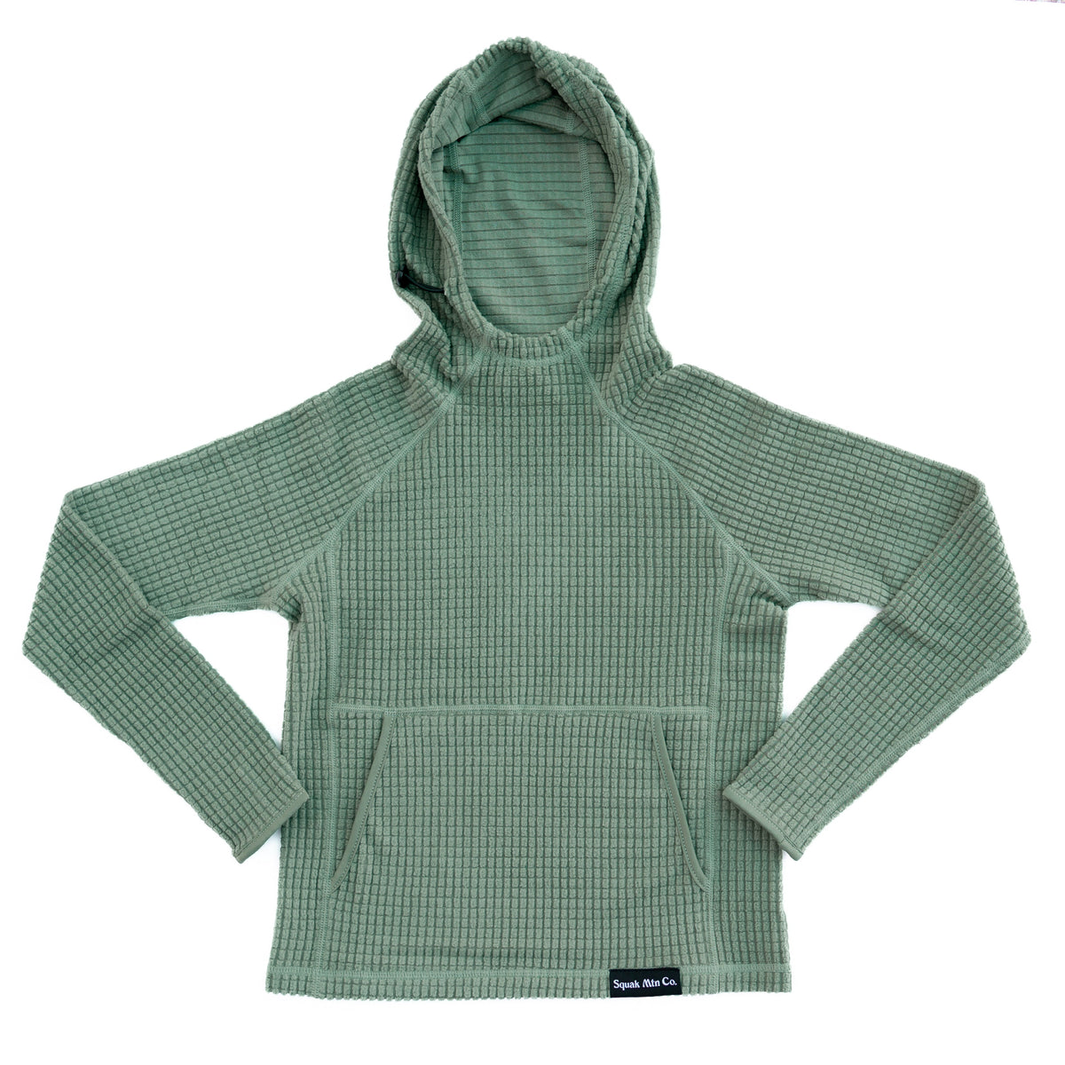 Lil’ Squak – Kids’ Grid Fleece Mid-Layer Hoodie