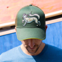 Wolf Trucker Hat | Forest