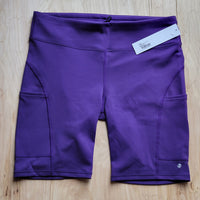 Skirt Sports Redemption Shorties-8"-Deep Purple-Large