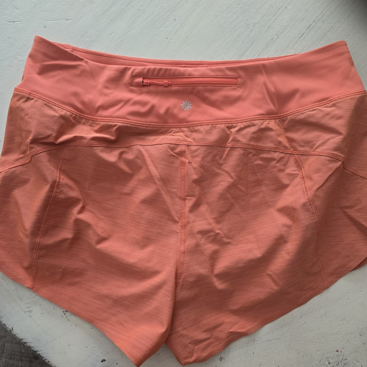 Athleta Running Shorts - Orange - Large