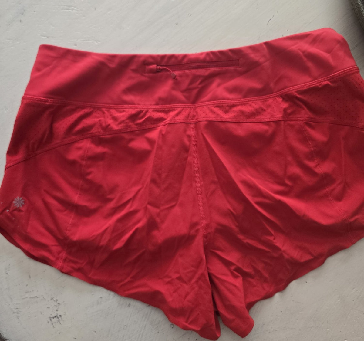 Athleta Running Shorts - Red - Large