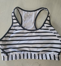 Athleta Sports Bra/ Top - Striped - Medium