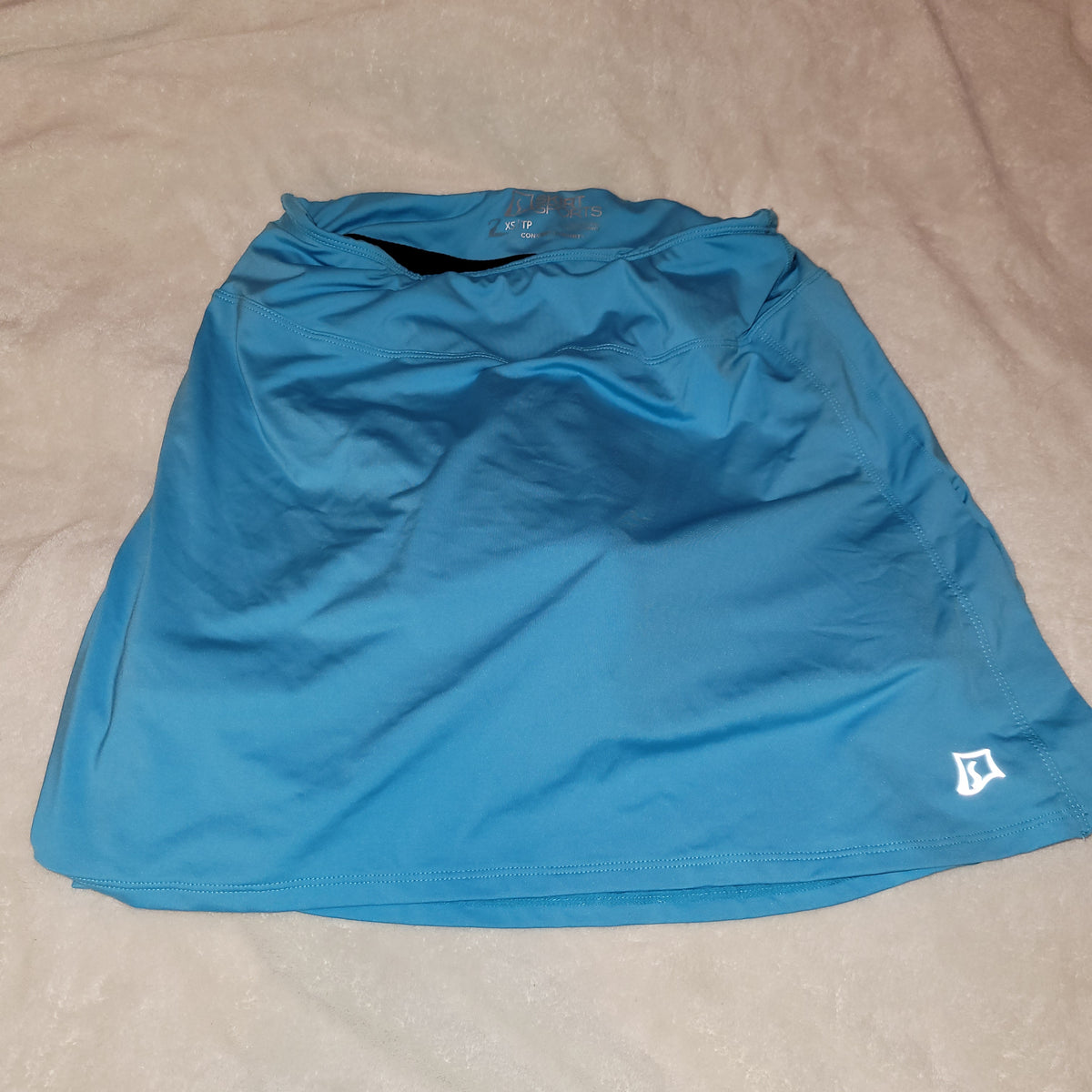 Skirt Sports light blue bike skirt with chamois - size extra small