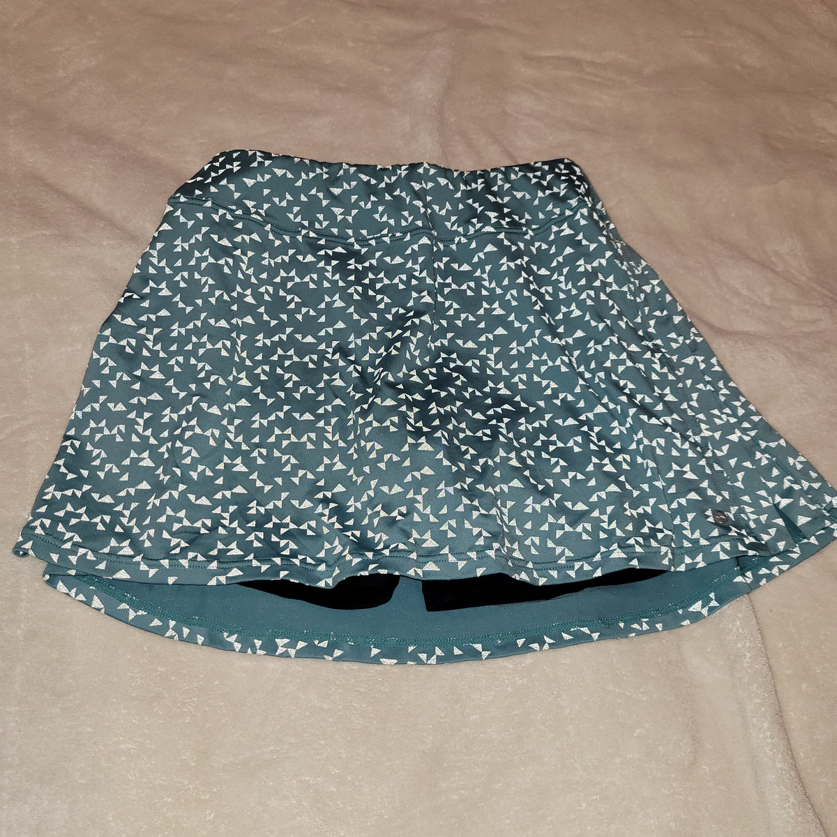 Skirt Sports Reflective Gym Girl Skirt Teal Extra Small