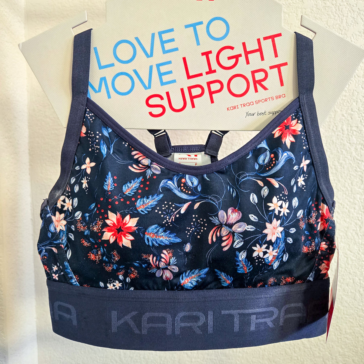 Kari Traa Froya Printed Sports Bra | size small