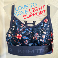 Kari Traa Froya Printed Sports Bra | size small