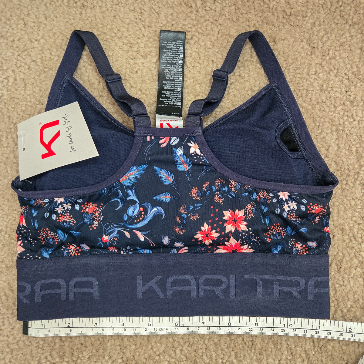 Kari Traa Froya Printed Sports Bra | size small