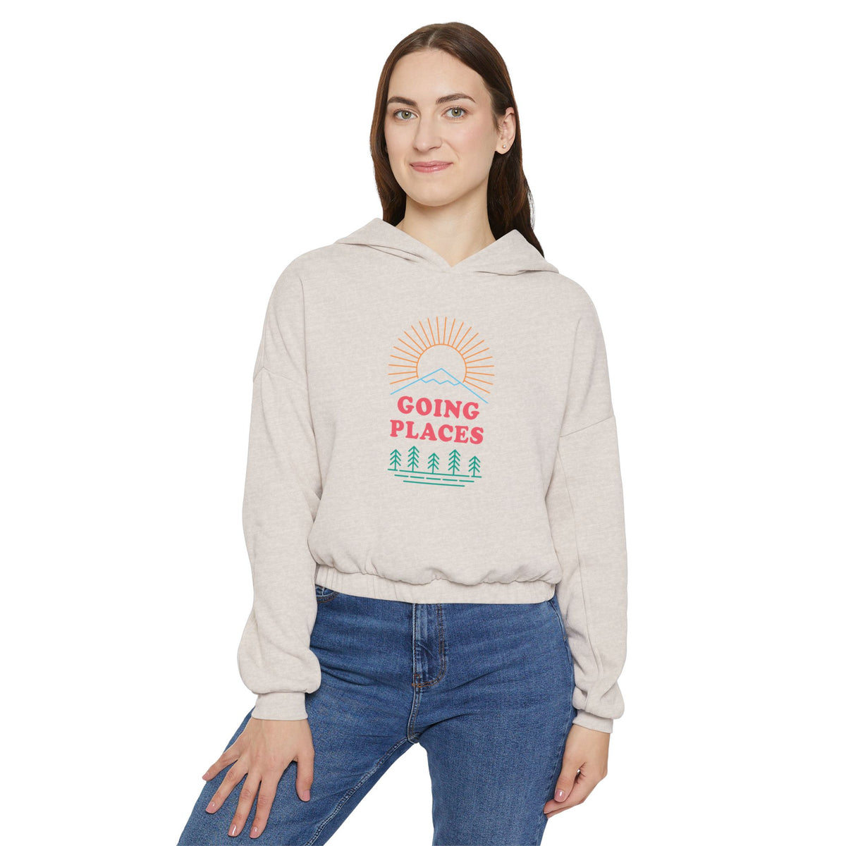 Going Places Cinched Bottom Hoodie