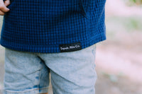 Lil’ Squak – Kids’ Grid Fleece Mid-Layer Hoodie