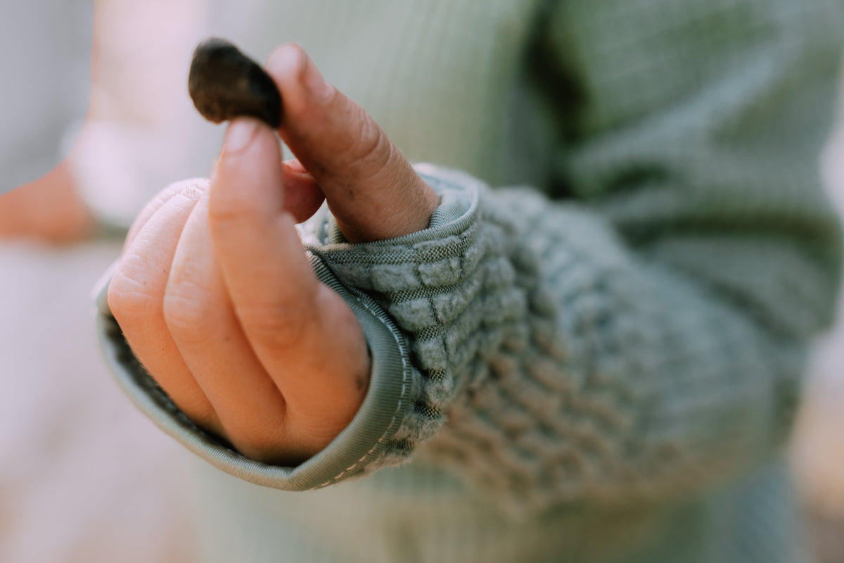 Lil’ Squak – Kids’ Grid Fleece Mid-Layer Hoodie