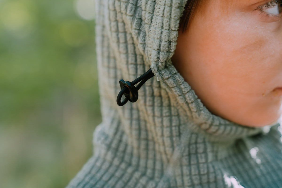 Lil’ Squak – Kids’ Grid Fleece Mid-Layer Hoodie