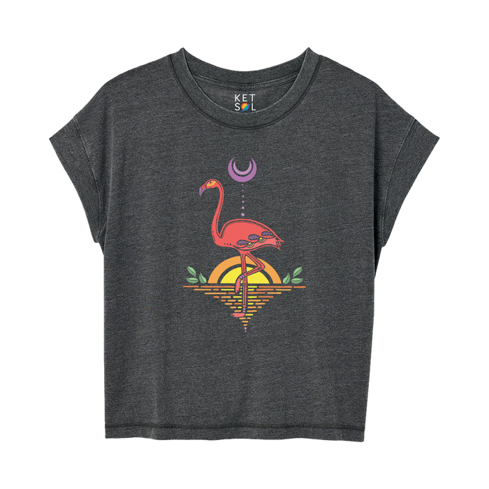 Flamingo Relaxed Tee | Preorder