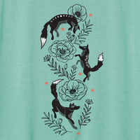 Fox Flowers Relaxed Tee | Preorder