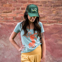Tiger Scoop T-shirt | Lichen