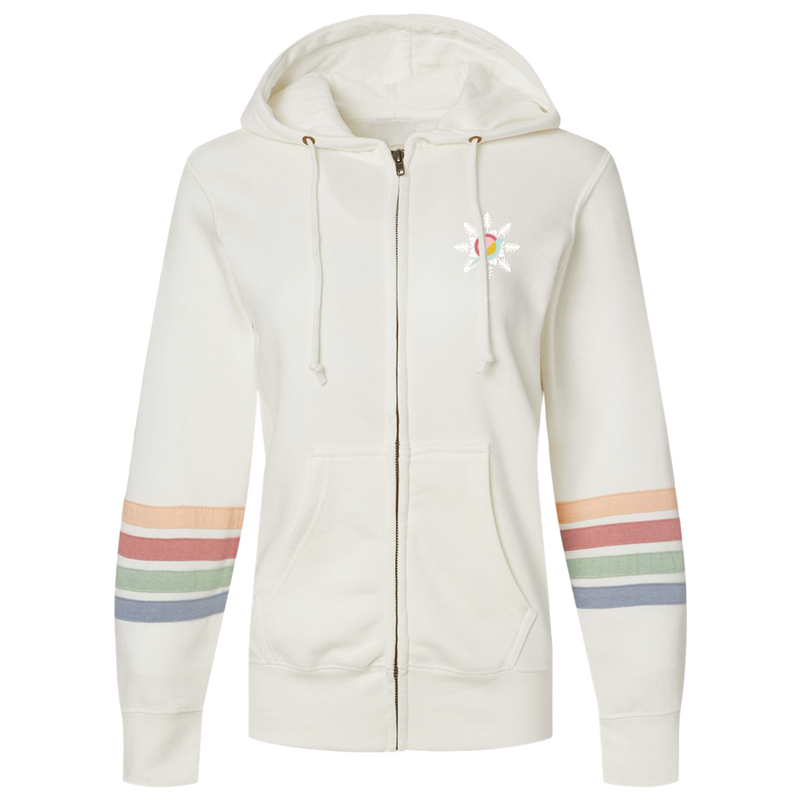 Hibernation Striped Zip Hoodie - Preorder