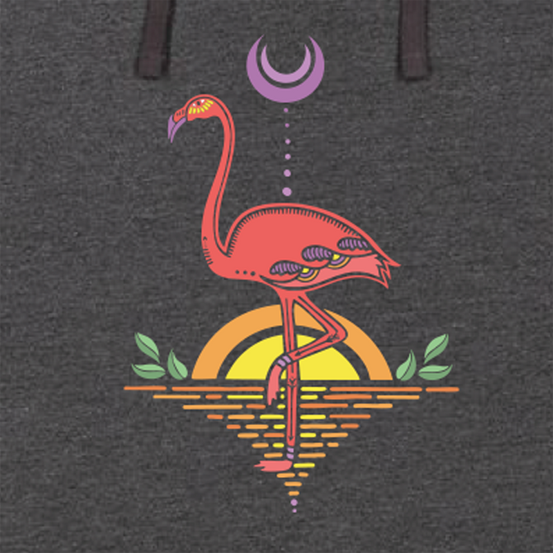 Flamingo Everywhere Hoodie - Preorder