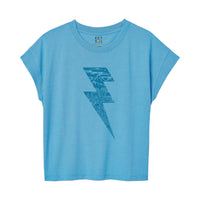 Bolt Relaxed Tee | Bright Blue