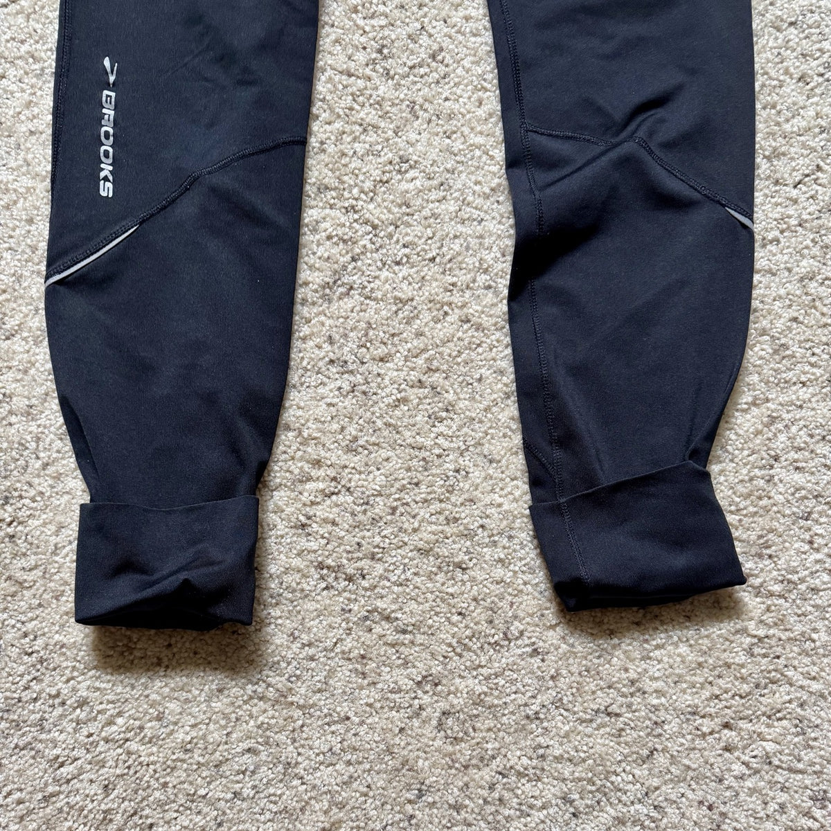 Brooks Women's Running Tights with Cuffs - Black - XS