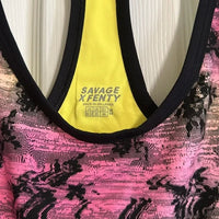 Savage X Fenty Lineup Low-Impact Sports Bra Pink Palace Slowburn Lace - Size 2X