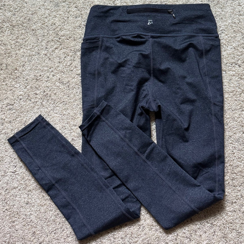 Skirt Sports Compression Leggings - Grey - XS