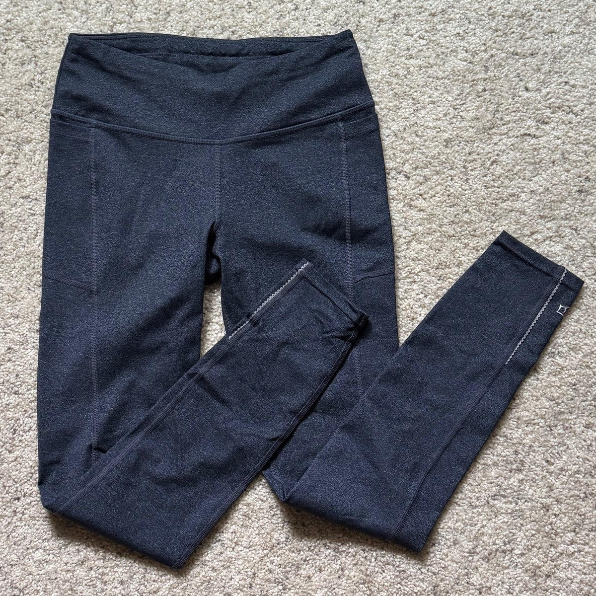 Skirt Sports Compression Leggings - Grey - XS