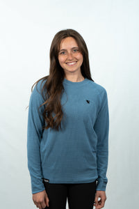 Women’s Dawn – Grid Fleece Mid-Layer Crewneck