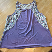 Skirt Sports - Take Five Tank - Lilac Lilac Love Triangle - XXL