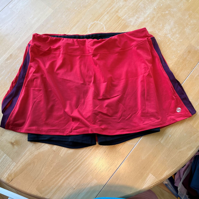 Skirt Sports Gym Girl Ultra - Ribbon Red Cabernet - Extra Large
