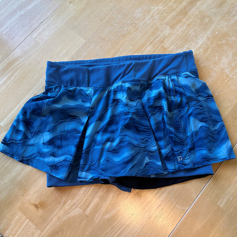 Skirt Sports - Jette Skirt - Lagoon Print - Extra Large