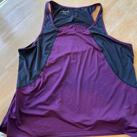 Skirt Sports - Take Five Tank - Cabernet Black - 2X