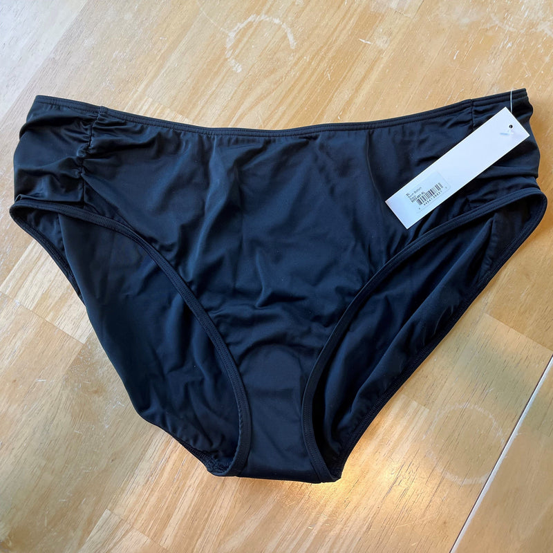 Skirt Sports Swim Bottom -  Black - Extra Large - New with Tags