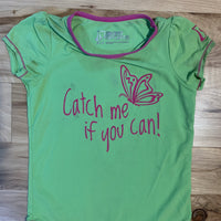 Skirt Sports Kids Catch Me If You Can Tee - Lime - Small 6/6x