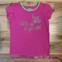 Skirt Sports Catch Me If You Can Tee - Pink - Kids Medium 7/8