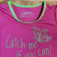 Skirt Sports Catch Me If You Can Tee - Pink - Kids Medium 7/8