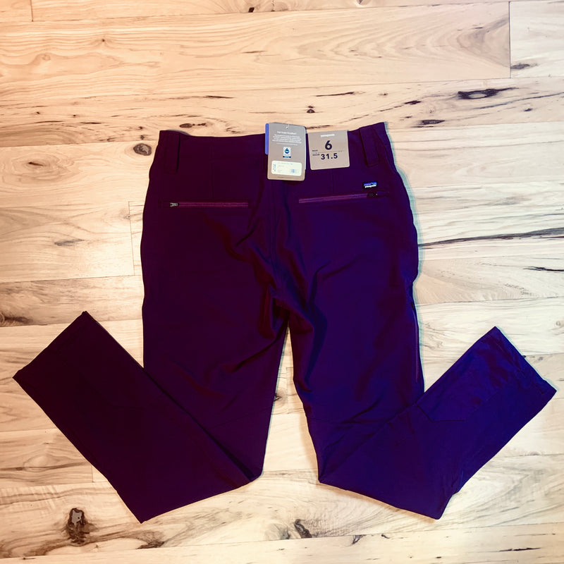 Patagonia Crestview Pants - Deep Plum - Size 6 Women's Regular (Small)