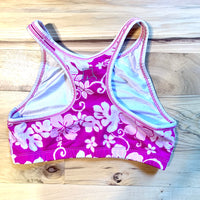 Skirt Sports Racerback Bra - Pink Paradise Print - Small