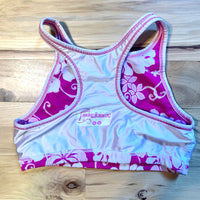 Skirt Sports Racerback Bra - Pink Paradise Print - Small