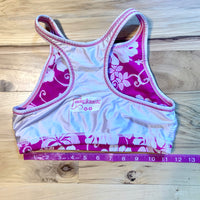 Skirt Sports Racerback Bra - Pink Paradise Print - Small