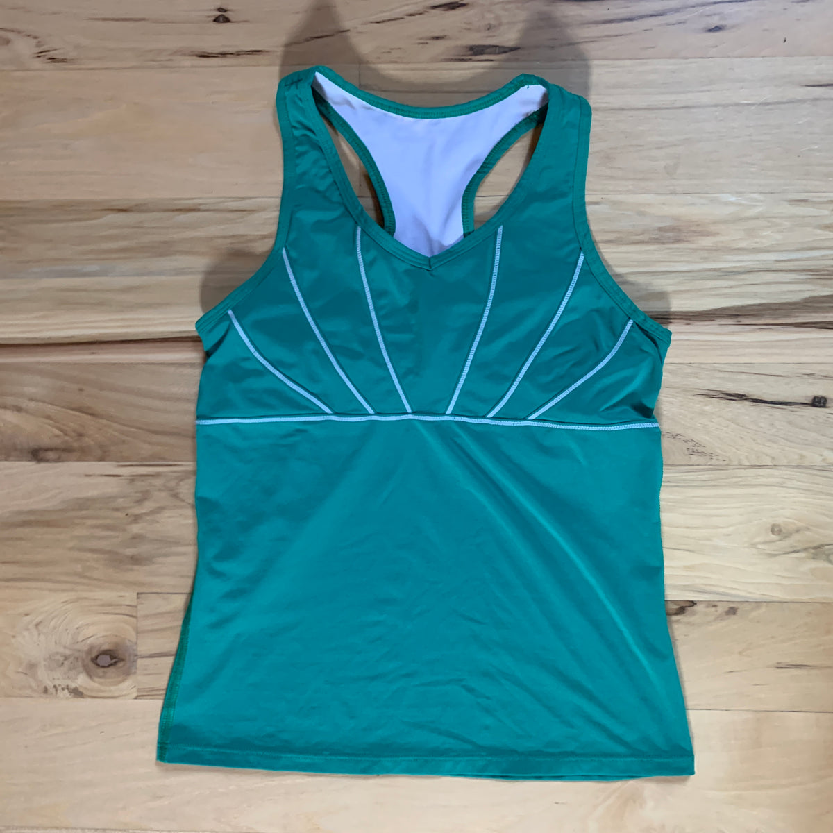 Skirt Sports Footloose Tank - Small - Green & White