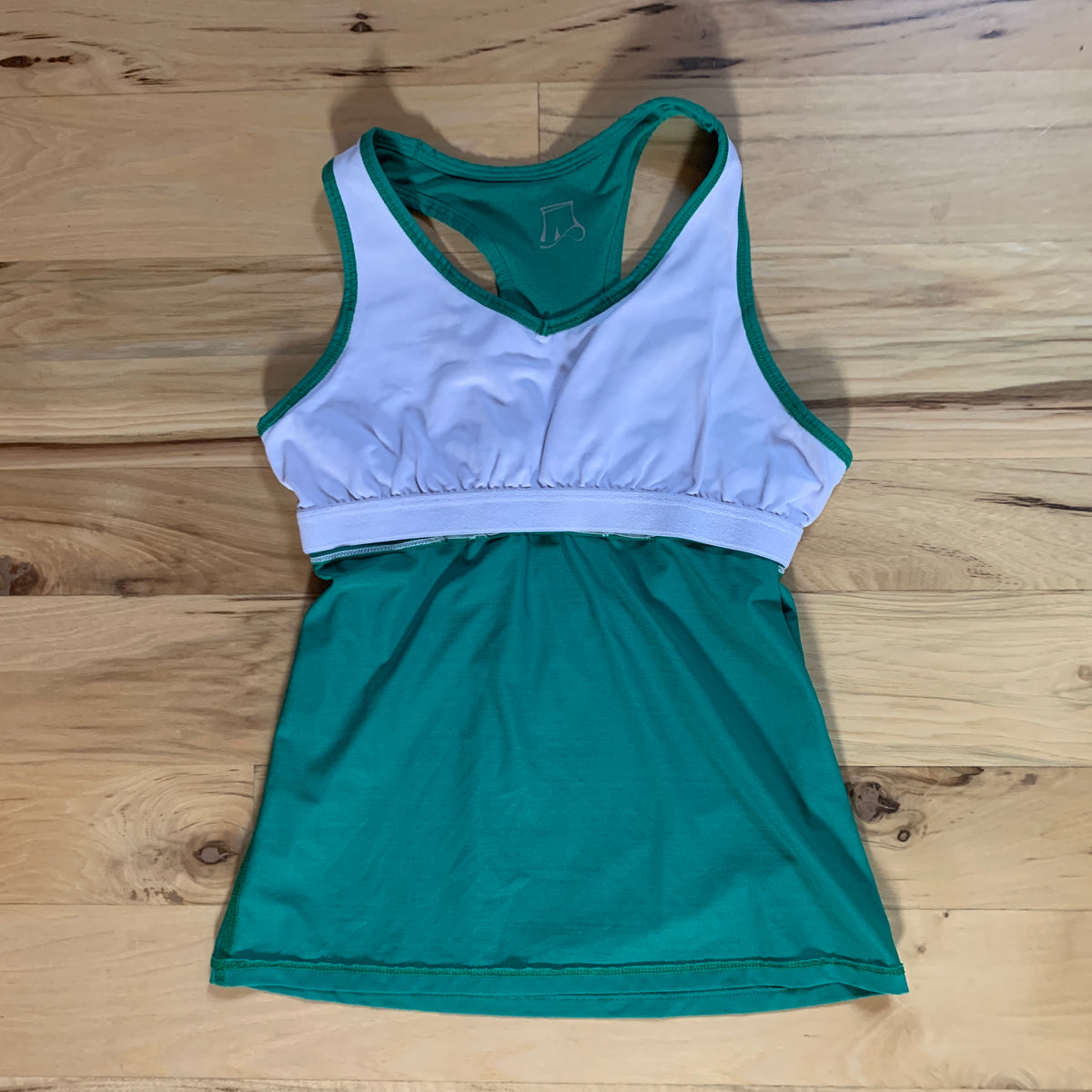 Skirt Sports Footloose Tank - Small - Green & White