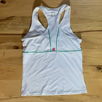 Skirt Sports Footloose Tank - Small - Green & White