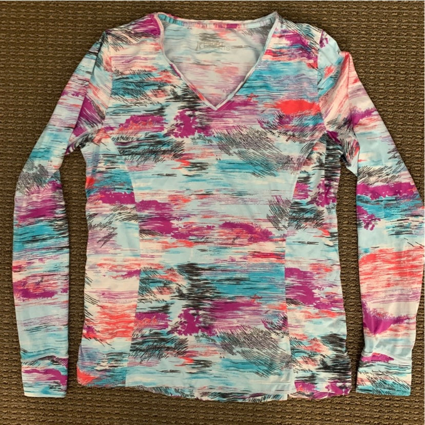 Skirt Sports Free Me Long Sleeve - Oasis Print - Small