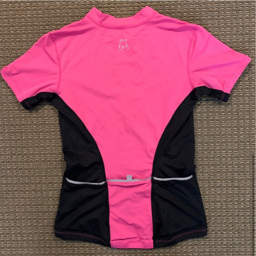 Skirt Sports Cycling Jersey - Pink/Black - Small