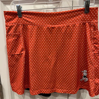 Running Skirts Orange Polkadot