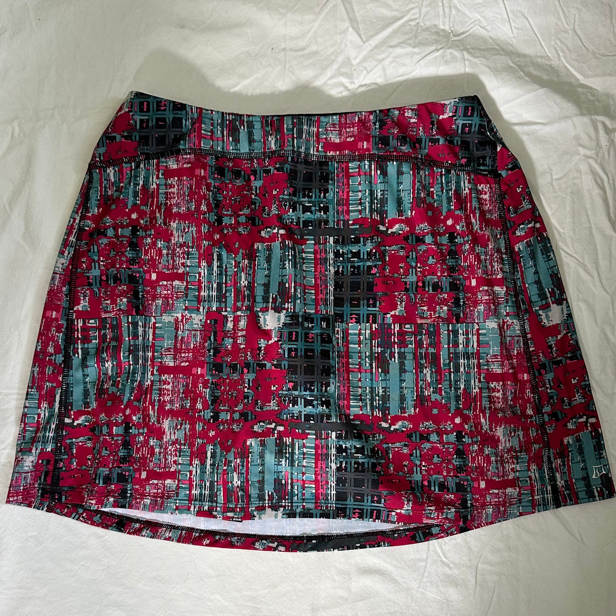 Skirt Sports Happy Girl Skirt, Rad Plaid print, Size L