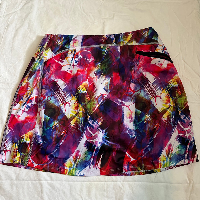 Skirt Sports Vintage Happy Girl Skirt, Size Large