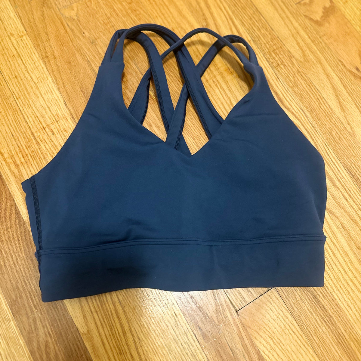 Skirt Sports All In Bra, Size Medium, Navy Blue