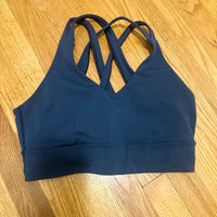 Skirt Sports All In Bra, Size Medium, Navy Blue