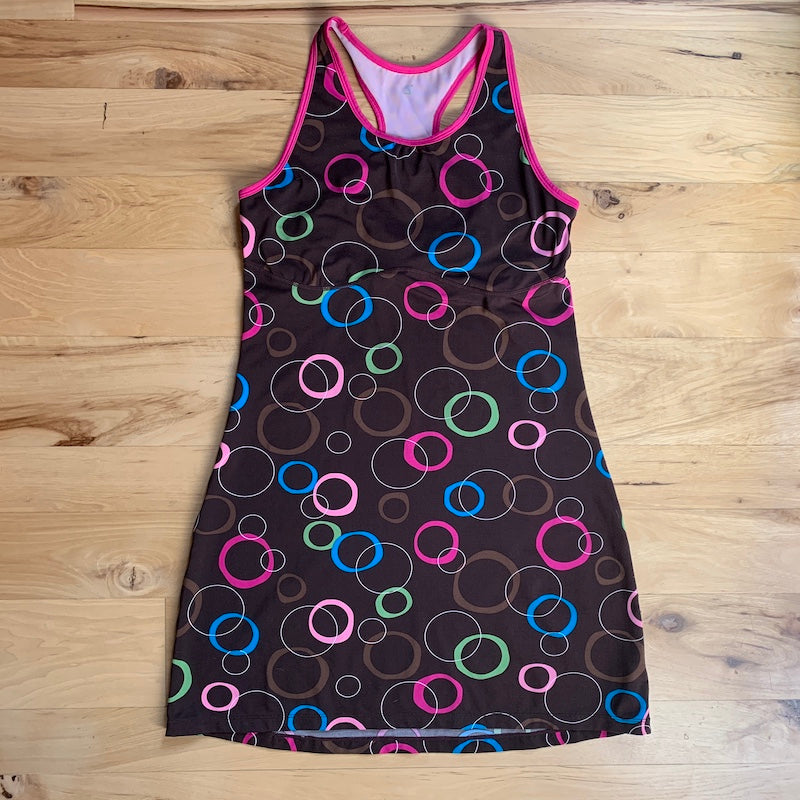 Skirt Sports Wonder Girl Dress - Hot Chocolate Print - Small